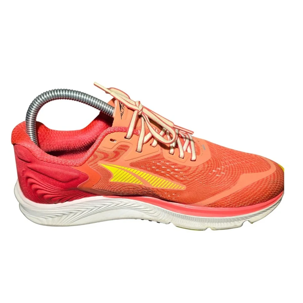 Altra Torin 5 Mens Orange Red Running Shoes AL0A547X662 Zero Drop Sneakers 8.5